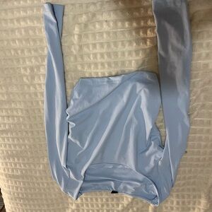 Light Blue Long Sleeve Top